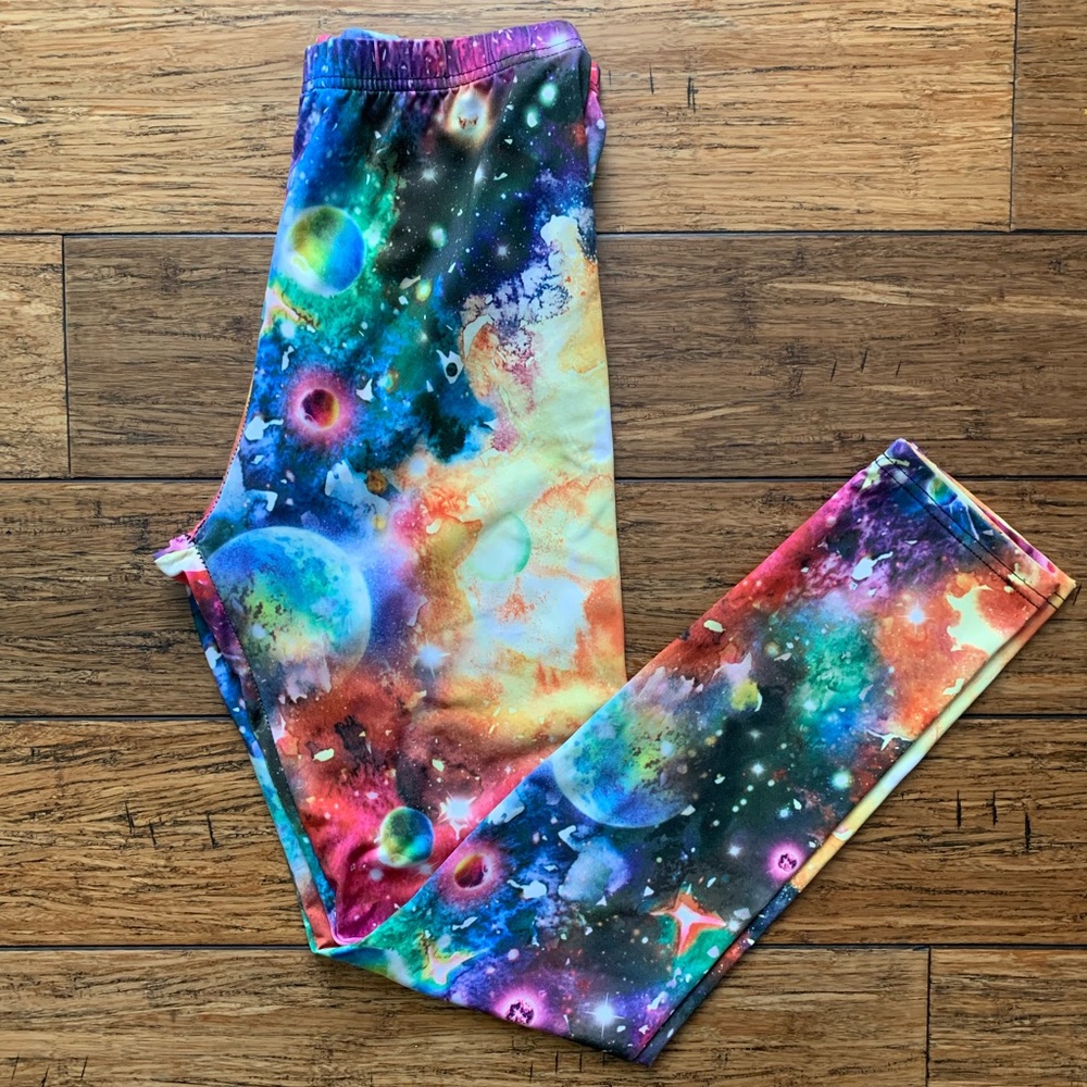 Riv - Colorful Space Print Leggings